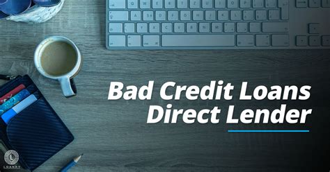 Cash Loan Bad Credit Direct Lender